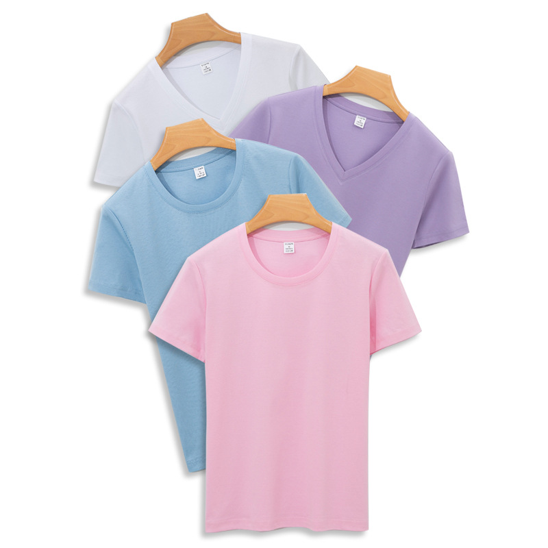 170g丝光棉T恤:舒适时尚,品质保证,多款选择,经典色彩。170g Silk Cotton T-shirt: Comfortable Fashion, Quality Assurance, Multiple Choices, Classic Colors